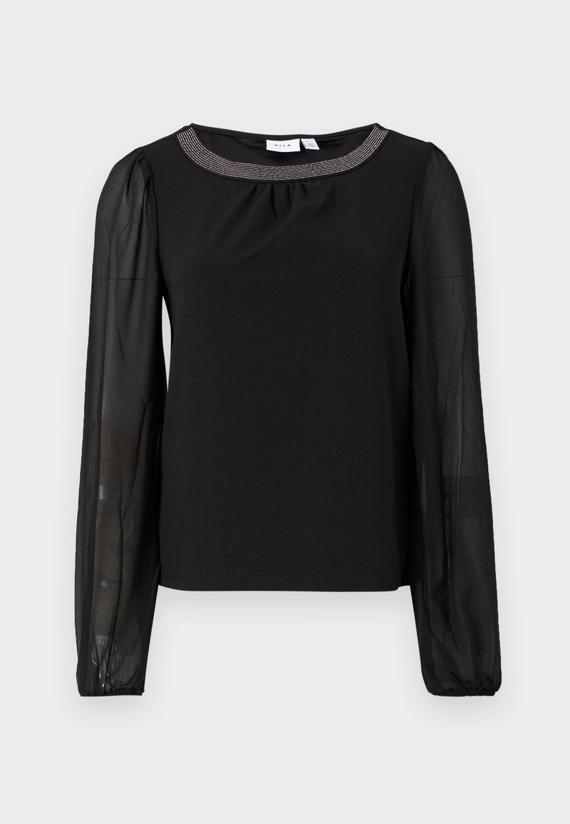 Vila Longsleeve zwart Vila Longsleeve zwart