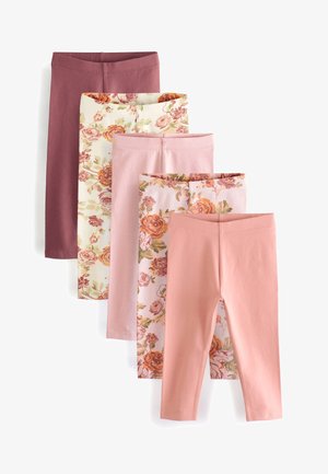 5 PACK - Legging - pink floral