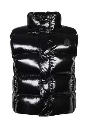 SIKSILK, HIGH SHINE GILET - Γιλέκο - black