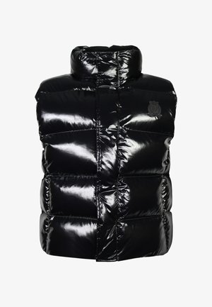 SIKSILK, HIGH SHINE GILET - Γιλέκο - black