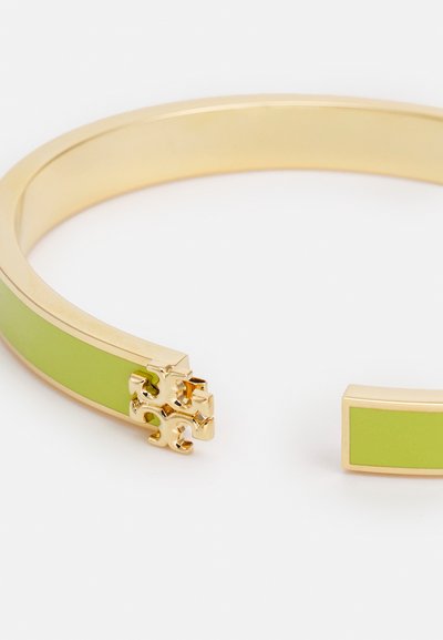 Tory Burch KIRA BRACELET - Pulseira - tory gold-coloured/green citrine