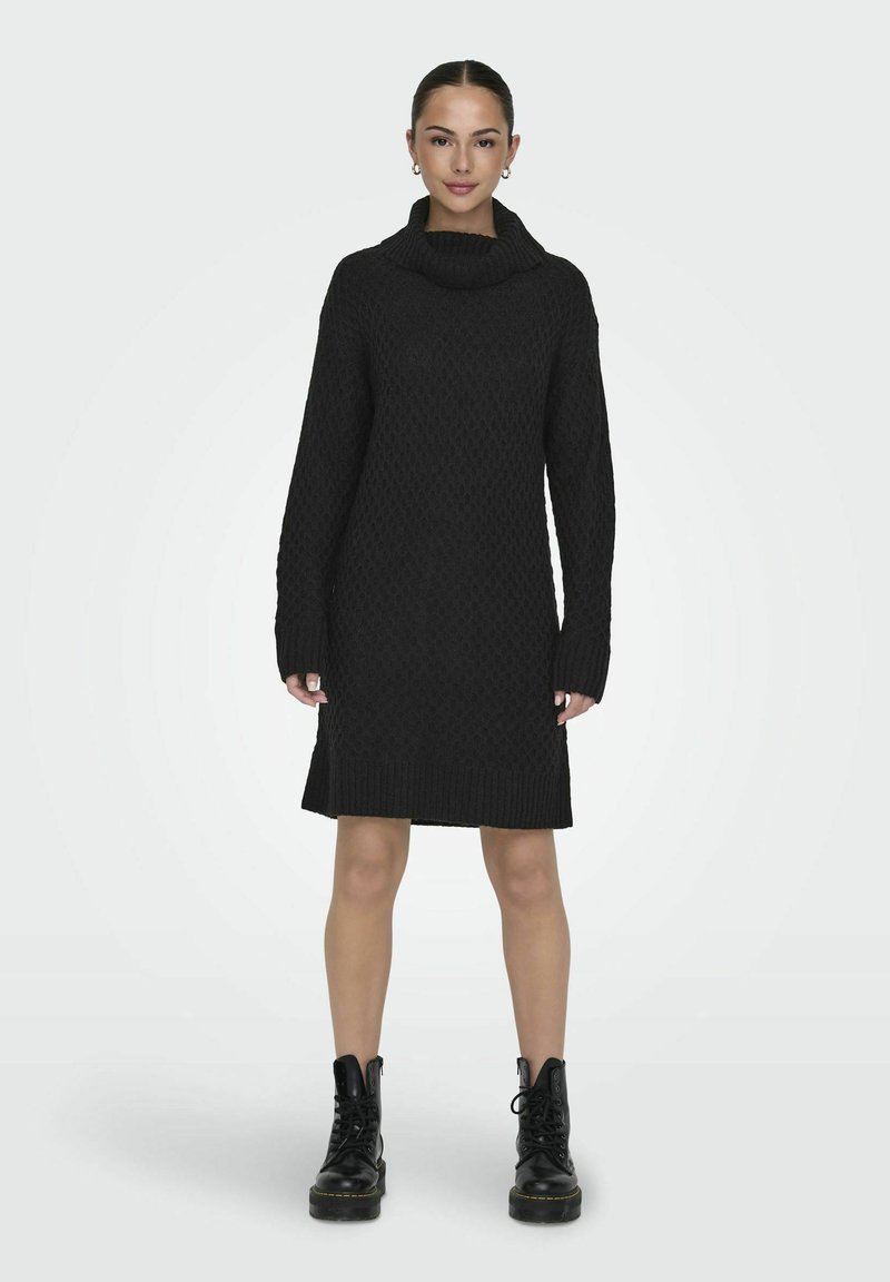 princess polly baby blue dress Women's Black Cashmere Mock Neck Sweater Dress main image 0
