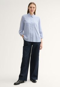 TOM TAILOR Overhemdblouse - blue white thin stripe