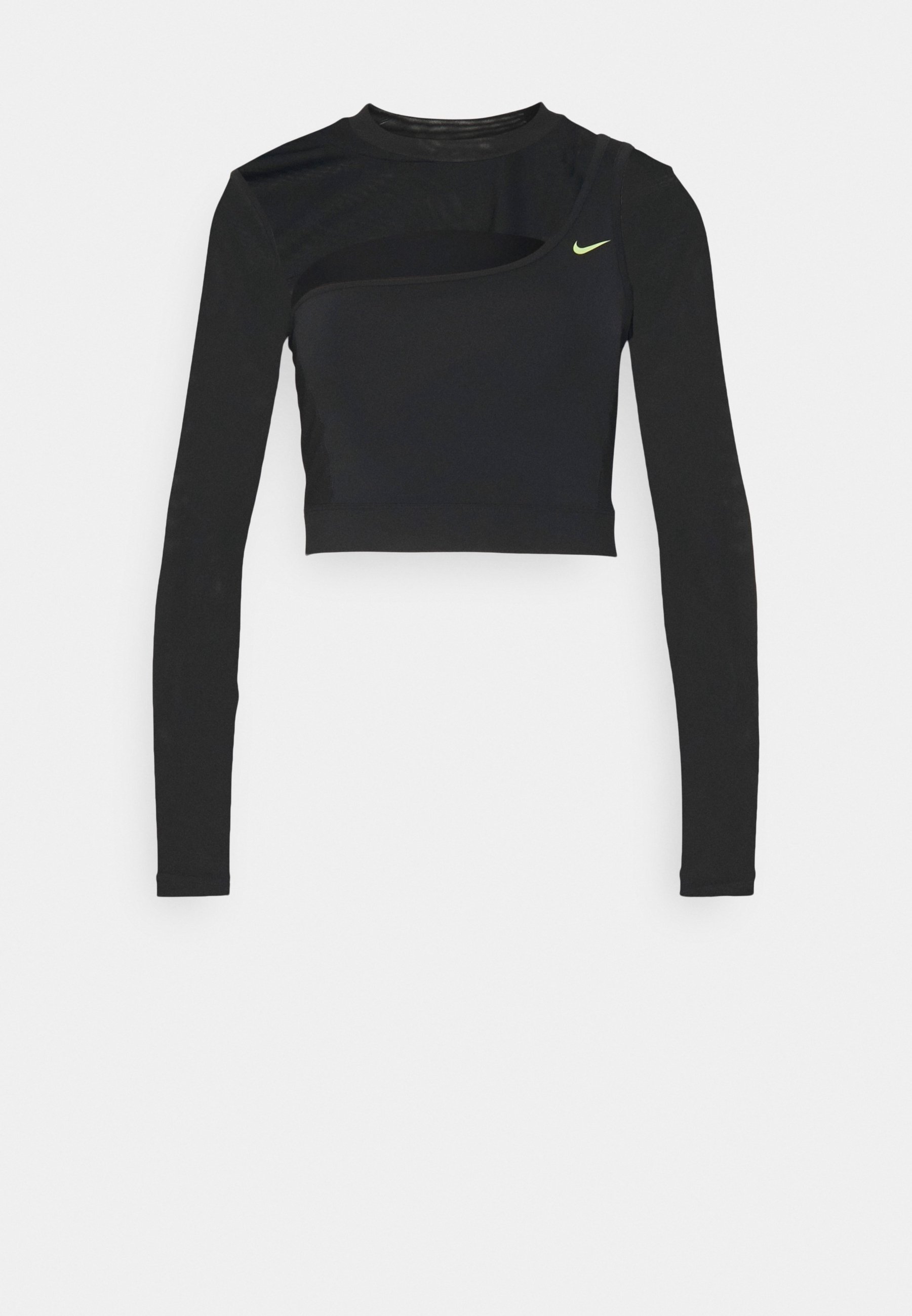 nike pro aeroadapt long sleeve cropped top