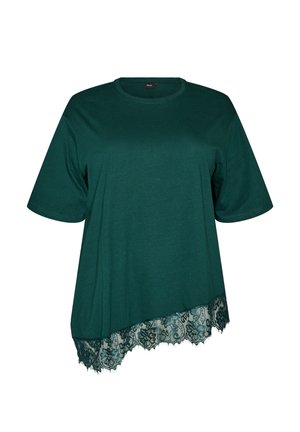 Zizzi, T-shirt con stampa - grün