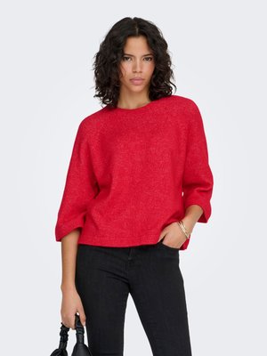 ONLY ONLSIMONI PULLOVER - Džemperis - true red