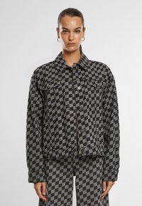 PRINTED - Veste en jean - blacklasercheck