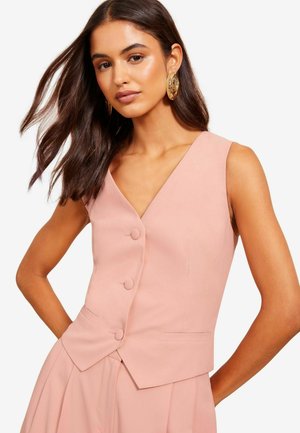 THROUGH V NECK - REGULAR FIT - Liivi - pink