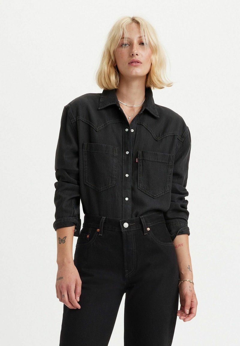 Levi’s® Overhemdblouse gemêleerd zwart Levi’s® Overhemdblouse gemêleerd zwart