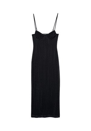 STRAPPY SHIMMERY - Robe de cocktail - black