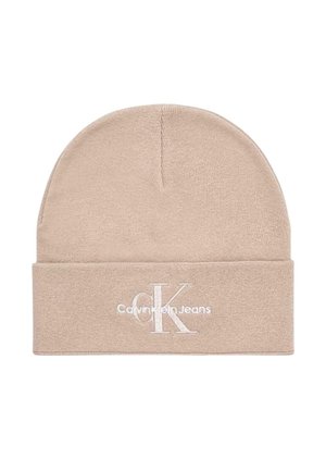 MONO LOGO EMBRO - Berretto - beige chiaro