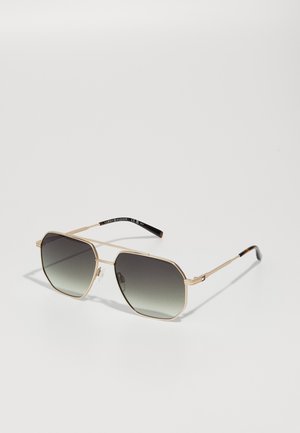 Sunglasses - matte gold-coloured