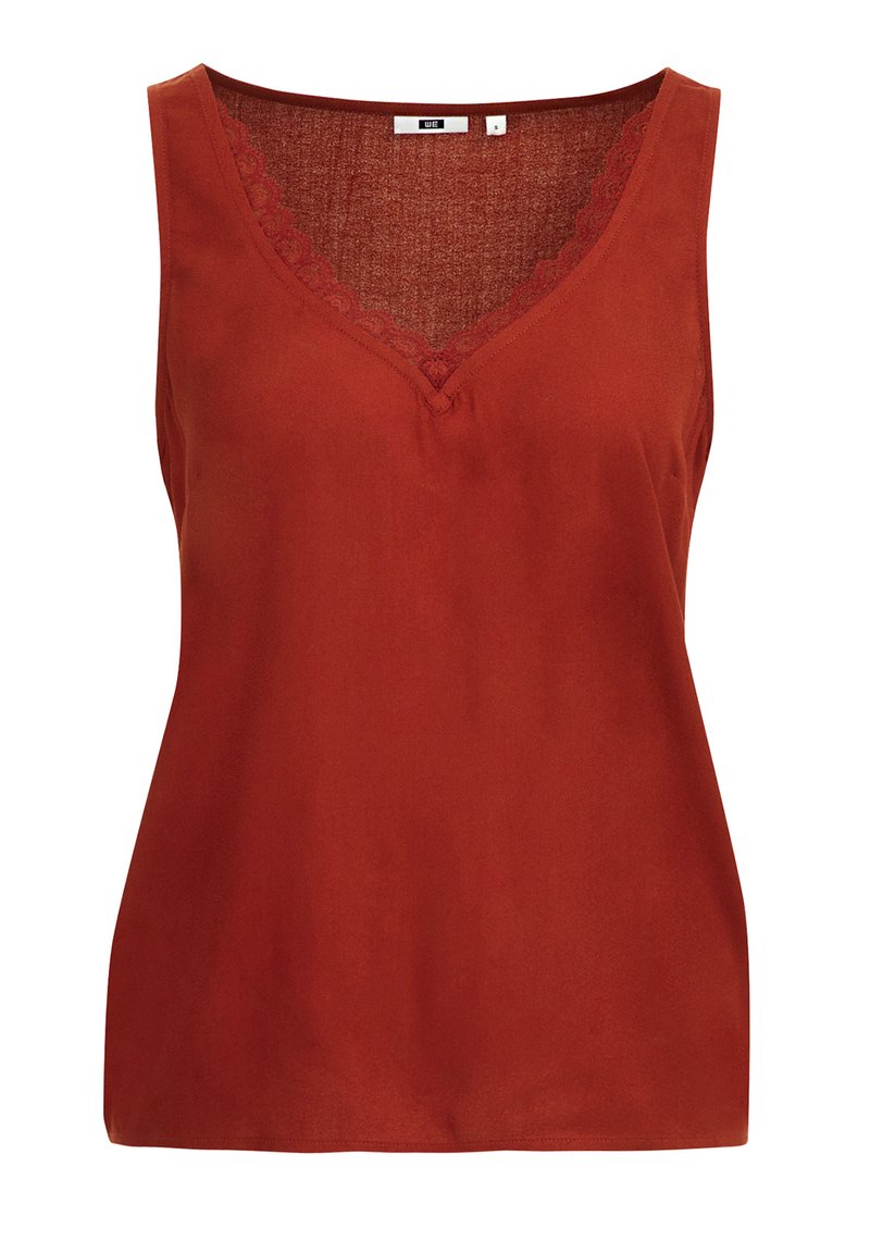 WE Fashion Top gemêleerd bruin WE Fashion Top gemêleerd bruin