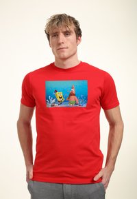 Henry Tiger SPONGEBOB SQUAREPANTS CHRISTMAS BUDS - Triko s potiskem - red