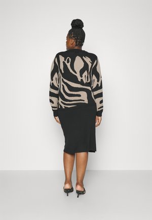 EVOKED VILA VIMARLA PENCIL SKIRT - Pliiatsseelik - black