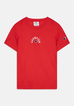BASKETBALL INSPIRED CREWNECK  - Nyomott mintás póló - red