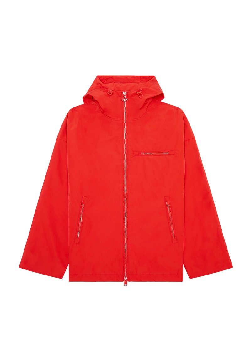 Diesel Halflange jas rood