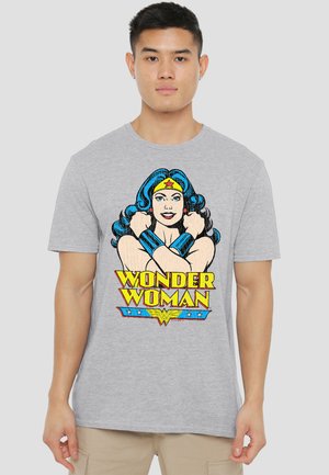 Cotton Soul, DC AT LARGE - T-Shirt print - mottled light grey