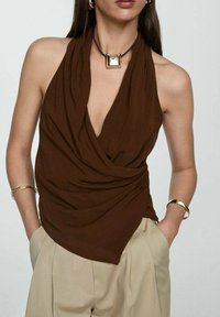 Mango Blouse - brown