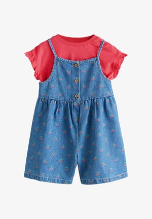 REGULAR FIT - CHERRY PRINTED PLAYSUIT - Kombinezonas su petnešomis - dark blue