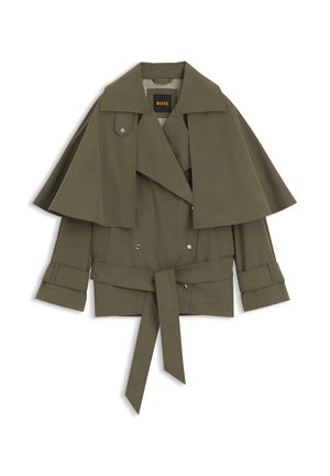 BOSS, C_CALISETTA - Gabardina - open green