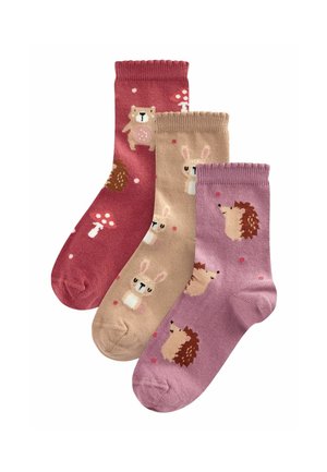 CHARACTER 3 PACK - Strømper - pink