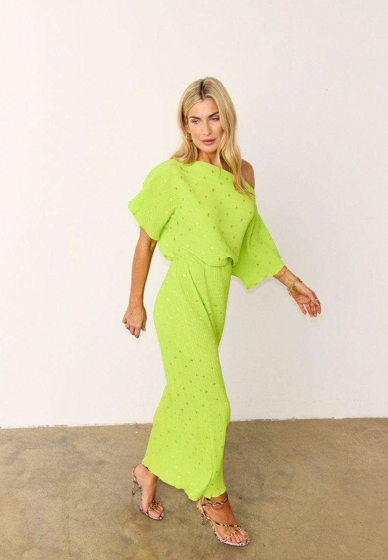 Never Fully Dressed TILLY DRESS - Cocktail dress / Party dress - lime/light  green - Zalando.ie