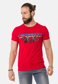 Cipo & Baxx T-Shirt print - red