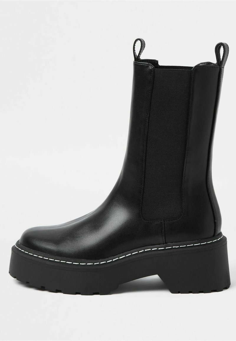 River Island Platform ankle boots black Zalando.de