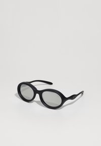 UNISEX - Occhiali da sole - black matte / light grey mirror black