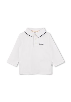 BOSS Kidswear, LONG SLEEVE POLO TODDLER BABY - T-shirt à manches longues - white