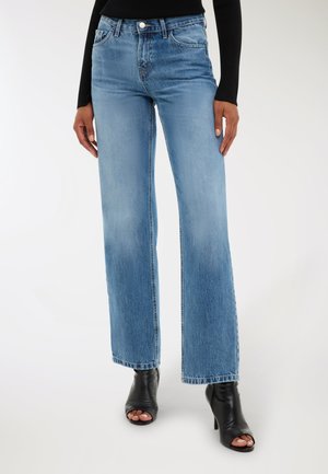 A VITA BASSA - Jeans a sigaretta - blu denim medio