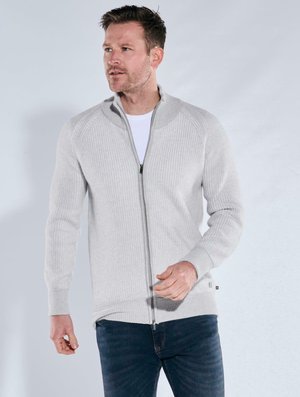 Strickjacke - silbergrau