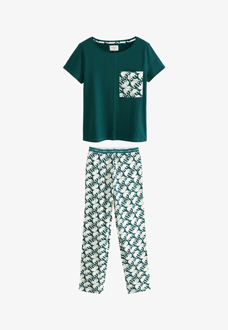 Next SHORT SLEEVE SET - Pyjamas - teal elephant