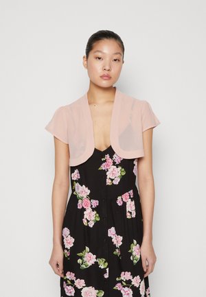 VILA VIKATHRINA CROPPED BOLERO - Chaqueta fina - misty rose