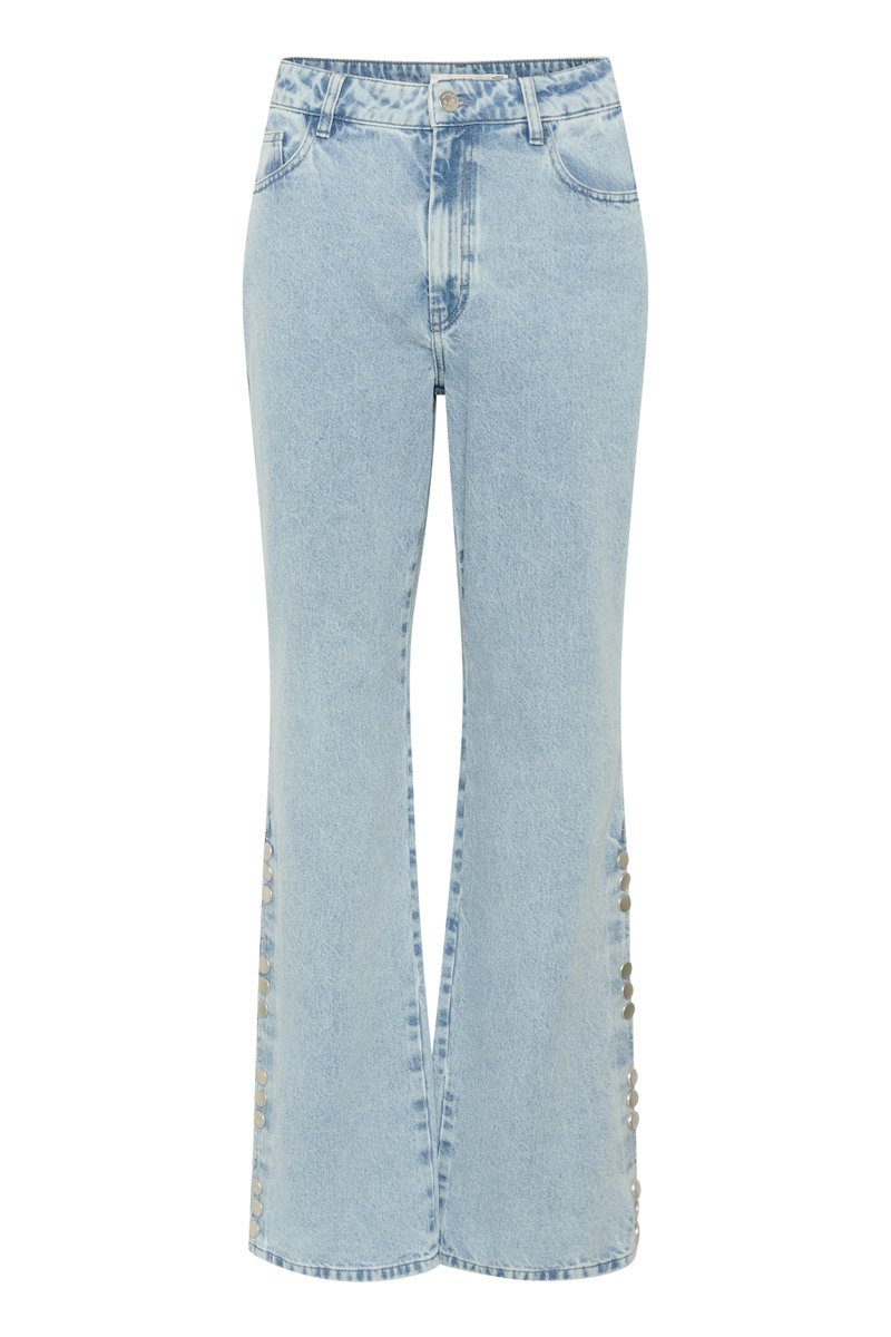 Gestuz Straight leg jeans lichtblauw denim Gestuz Straight leg jeans lichtblauw denim