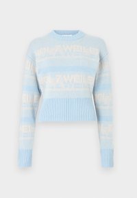 SKI CROPPED CREW - Pulover - blue