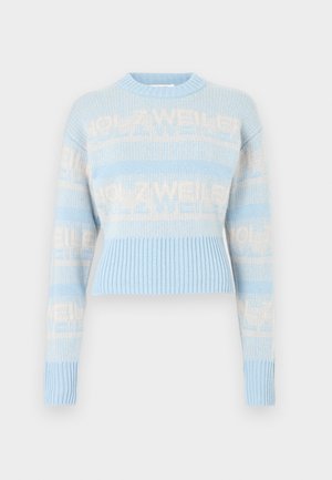 SKI CROPPED CREW - Jumper - blue