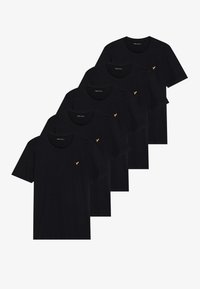 5 PACK - Basic póló - true black