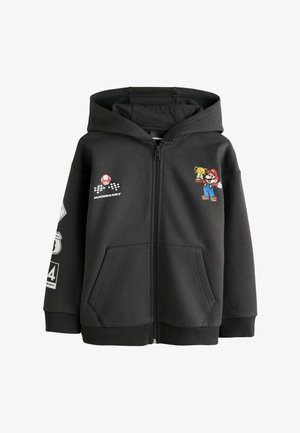 Next, REGULAR FIT - MARIO ZIP THROUGH HOODIE - Zip-up sweatshirt - charcoal grey