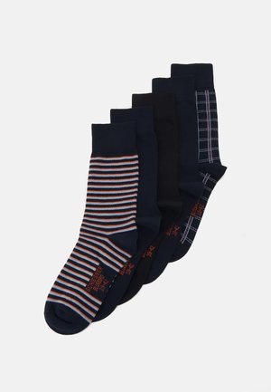 Schiesser STAY FRESH 5 PACK - Chaussettes - schwarz/dunkelblau