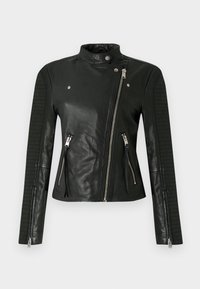 RAUL BIKER - Veste en cuir - black