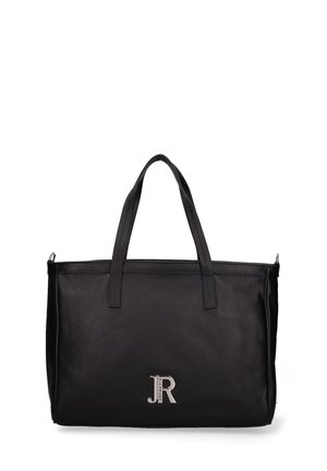 SHOULDER - Borsa a mano - black and  off silver