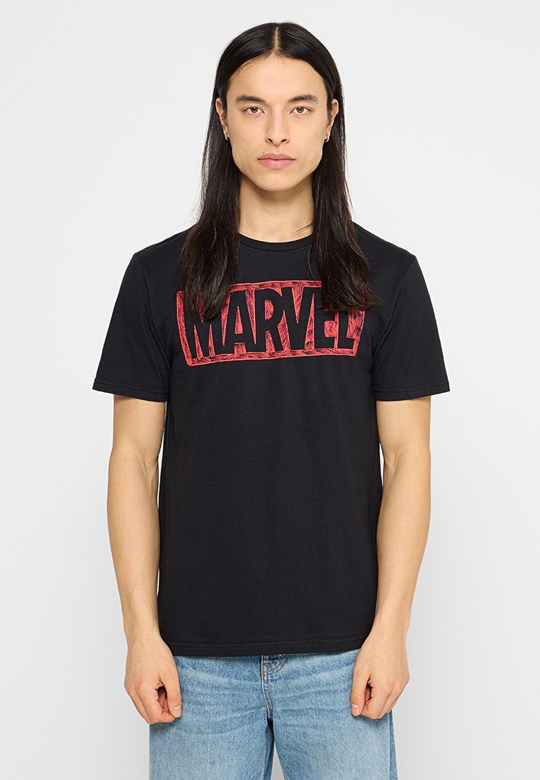 Marvel T-shirt print zwart Marvel T-shirt print zwart