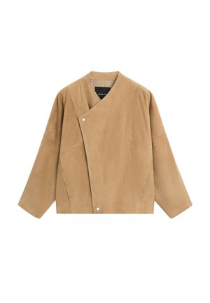 Massimo Dutti, Leren jas - brown