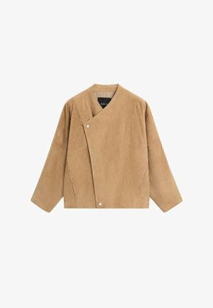 Massimo Dutti, Leren jas - brown