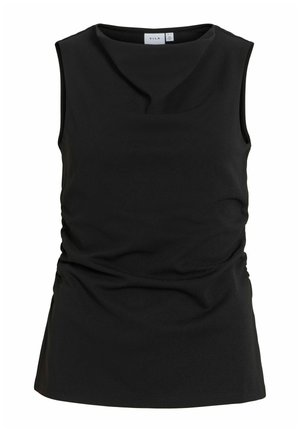 VILA, SLEEVELESS TOP VISOFTA - Débardeur - black