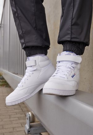 EX-O-FIT LEATHER SHOES - Vysoké tenisky - white