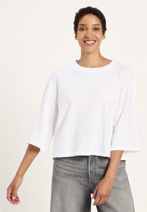 LANIUS, OVERSIZESHIRT (GOTS) - Langarmshirt - white