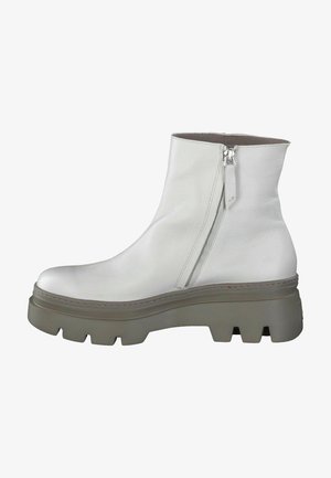 Paul Green Stivaletti con plateau - white